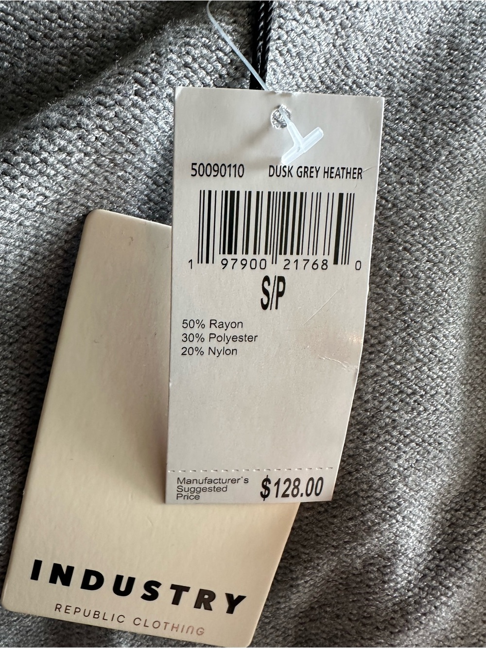 Cropped Light Gray Zip Hoodie Jacket - Women - Picture 7 of 10